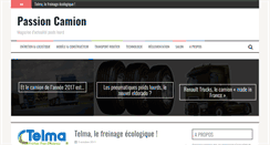 Desktop Screenshot of passion-camion.com